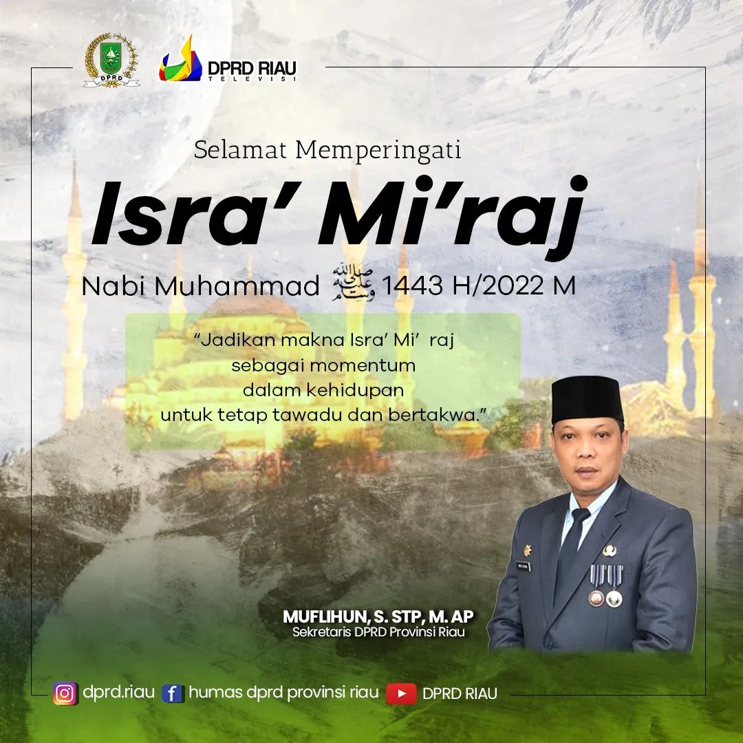 Iklan Ucapan Ketua DPRD Riau